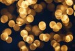 Blurred bokeh light background Christmas and New Year holidays background Christmas Golden light shi
