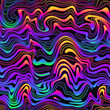 Spectrum colour wavy. Seamless pattern.