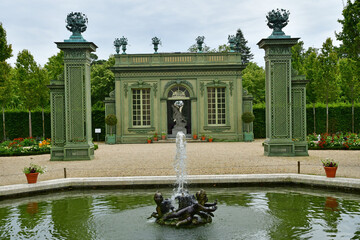 Wall Mural - Versailles; France - august 19 2023 : park in the Marie Antoinette estate