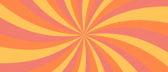 Wall Mural - Retro background of the 70s. Abstract vintage background. Vector illustration