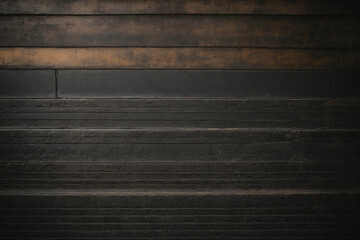 Wall Mural - vintage black wall texture closeup