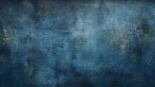 Dark Blue Canvas Backdrop With Texture, Copy Space, 16:9