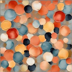 Sticker - background made of spheres, ai generated