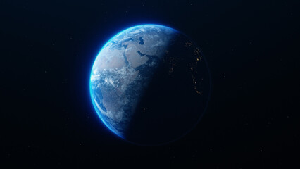 Wall Mural - planet earth from outer space.