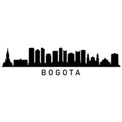 Poster - Bogota skyline