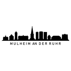 Wall Mural - Skyline Mulheim an der Ruhr