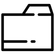 File folder icon. Design for app, logo