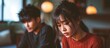 © The 2R Artificiality - Depressed and frustrated young Asian couple facing relationship issues.