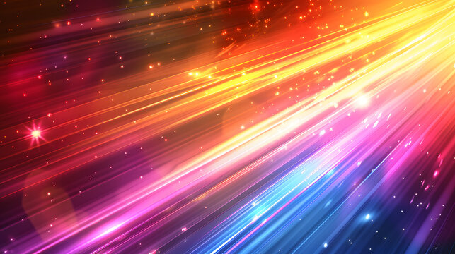 Colorful light, banner, power point presentation, space for text, wallpaper and background.