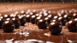 close up shot of chocolate balls
