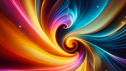 Wall Mural - abstract texture wallpaper and background with waves and curves in vivid colors. artistic pattern de