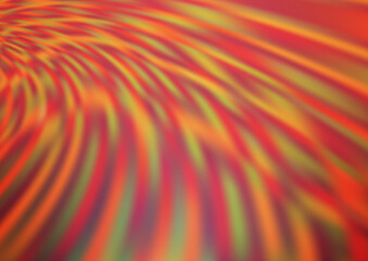 Poster - Light Orange vector bokeh pattern. Glitter abstract illustration with an elegant design. The best blurred design for your business.