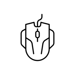 Poster - Mouse outline icons, minimalist vector illustration ,simple transparent graphic element .Isolated on white background