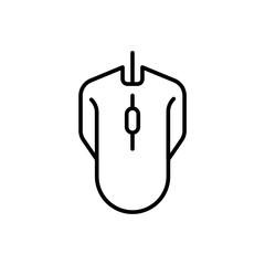 Poster - Mouse outline icons, minimalist vector illustration ,simple transparent graphic element .Isolated on white background