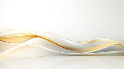 Wall Mural - Abstract gold wavy background. illustration for your business design. Generative AI