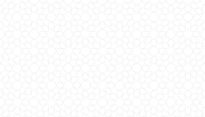 Wall Mural - islamic background with arabic hexagonal ornament and arabian seamless geometric pattern texture use