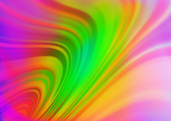 Poster - Light Multicolor, Rainbow vector blurred and colored template. Creative illustration in halftone style with gradient. A completely new design for your business.
