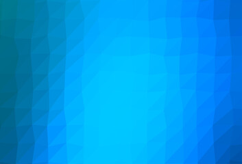 Sticker - Light BLUE vector low poly layout.