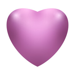 Wall Mural - purple heart 3D for decoration