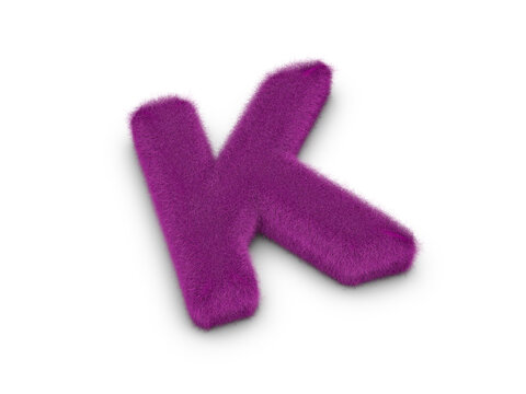 Fur letter K