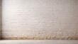 A simple primitive hand applied, white mortar or stucco wall background.