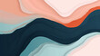Seafoam, Navy Blue and Salmon colours banner background vector presentation design. PowerPoint and Business background.
