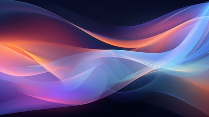 Wall Mural - abstract background with waves