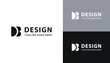 Modern Initial Letter DB B D BD with Elegant Luxury Line Art Logo Design