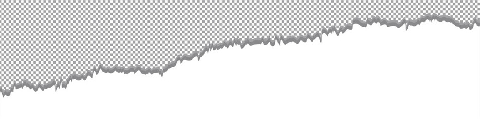Wall Mural - Vector torn paper. paper ripped message, torn paper edge, Torn sheets of paper.  Torn sheets of the book to textbook png.