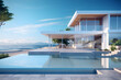 Beachfront Modern House Construction with Infinity Pool 