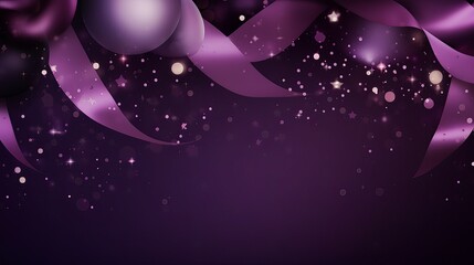 Wall Mural - Purple abstract background with ribbons. Abstract Decorative background