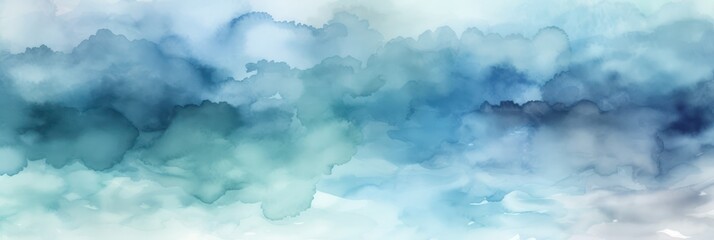 Wall Mural - watercolor abstract background with smoke