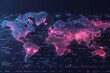 global world graphic background for the global world concept motion 