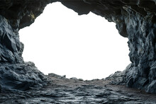 Cavern, Transparent Background, Isolated Image, Generative AI