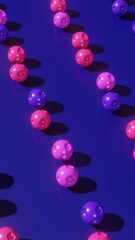 Wall Mural - vertical motion design dynamics: modern geometric 3d render