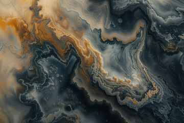 Poster - Incredible surface of a distant unknown exotic planet. Background image. Created with Generative AI technology