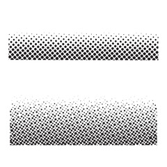 Poster - Circle halftone element, monochrome abstract graphic, prepress or generic concepts, long dots Background. Distressed Black and White Texture. Fade Pattern. Halftone Vintage Overlay.Vector illustration