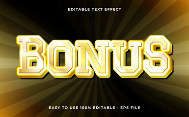 Poster - Bonus 3d style editable text effect template