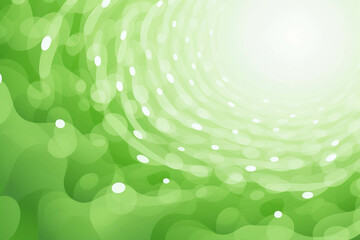 Poster - green circle pattern background image.