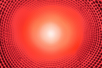 Poster - red circle pattern background image.