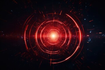 Wall Mural - Sparkling Space Travel Through Glitter Portal