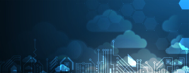 Abstract data background. Futuristic technology style. Elegant digital  background for business cyber presentations.