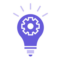 Sticker - Innovative Idea Icon of Entrepreneurship iconset.