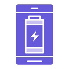 Wall Mural - Mobile Battery Icon of Mobile Apps iconset.