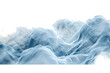 Flow snowy smoky stream, icy vapour. Realistic 3d clip art set