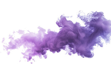 flowing violet clouds of fog or steam with shimmer