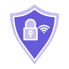 Sticker - Wifi Security Icon of Security iconset.