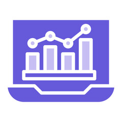 Sticker - Business Growth Icon of Online Marketing iconset.