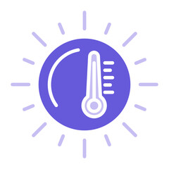 Sticker - Hot Weather Icon of Pollution iconset.