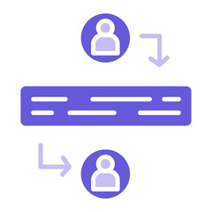 Wall Mural - Dependencies Icon of Computer Programming iconset.